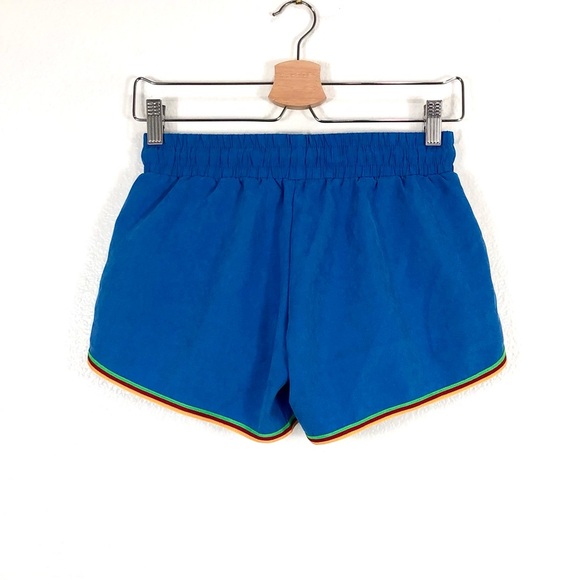 PERFECT MOMENT Striped Washed-Woven Shorts - Picture 6 of 16